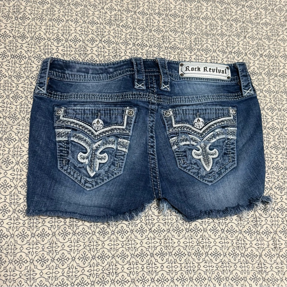 Rock Revival Blue Jean Shorts